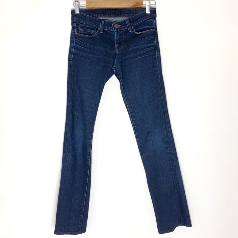 J Brand cigarette leg dark wash jeans Sz 24